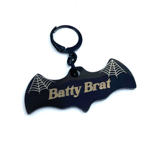 Design Your Own Steel Collar Tag - Bat Collar Tag Restrained Grace   