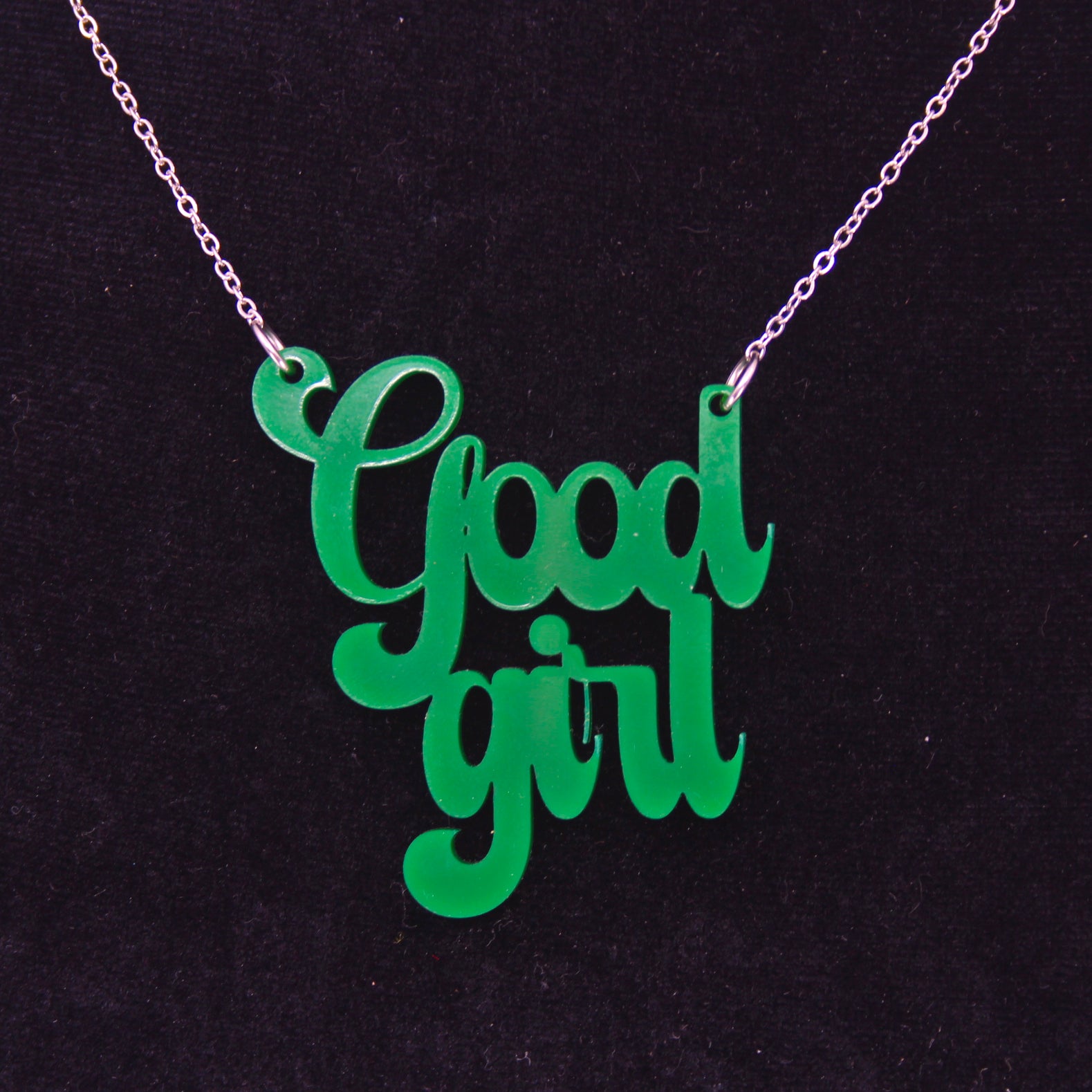 Design Your Own Groovy Good Girl Necklace Necklace Restrained Grace   