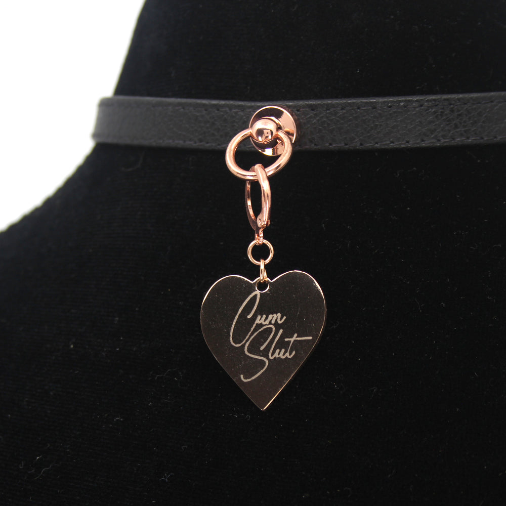 Cum Slut Steel Collar Tag - Rose Gold – Restrained Grace