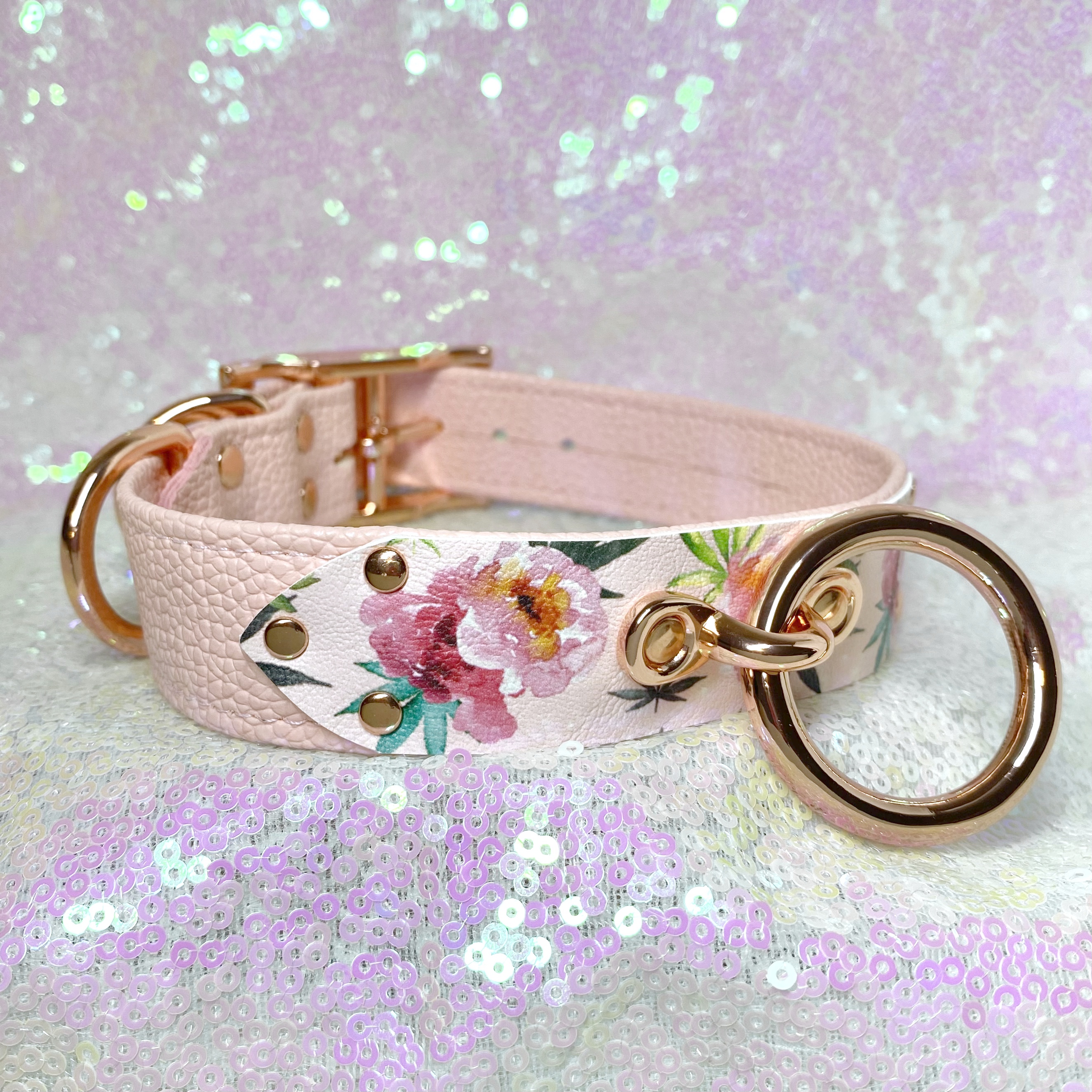 Blush Canna Print Classic Collar - Limited Edition Collar Restrained Grace   