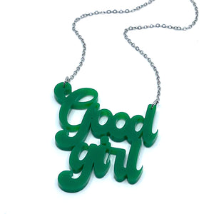 Design Your Own Groovy Good Girl Necklace Necklace Restrained Grace   