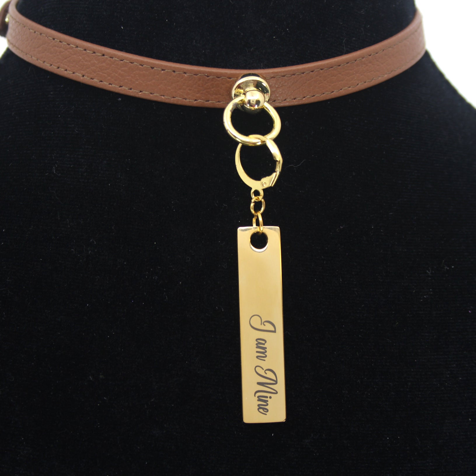 Design Your Own Steel Collar Tag - Bar Collar Tag Restrained Grace   