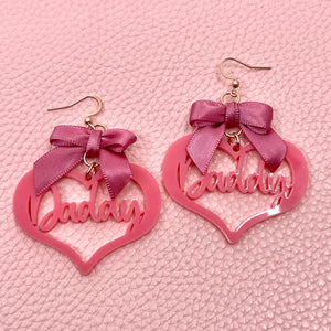 Design Your Own Femme Domme Daddy Earrings Earrings Restrained Grace   