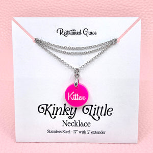 Kinky Little Kitten Necklace Necklace Restrained Grace   