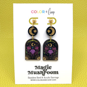 Magic Mushroom Earrings Earrings Color & Camp   