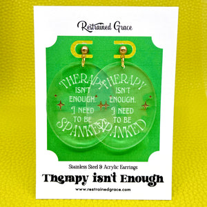 Therapy Isn't Enough, I Need to Be Spanked - Earrings Earrings Restrained Grace   