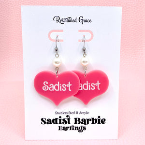 Sadist Barbie Earrings Earrings Restrained Grace   