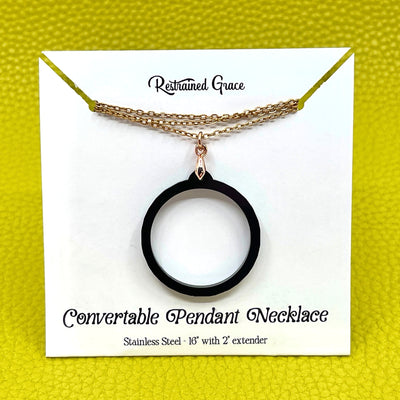 Design Your Own Convertible Pendant Necklace Necklace Restrained Grace   