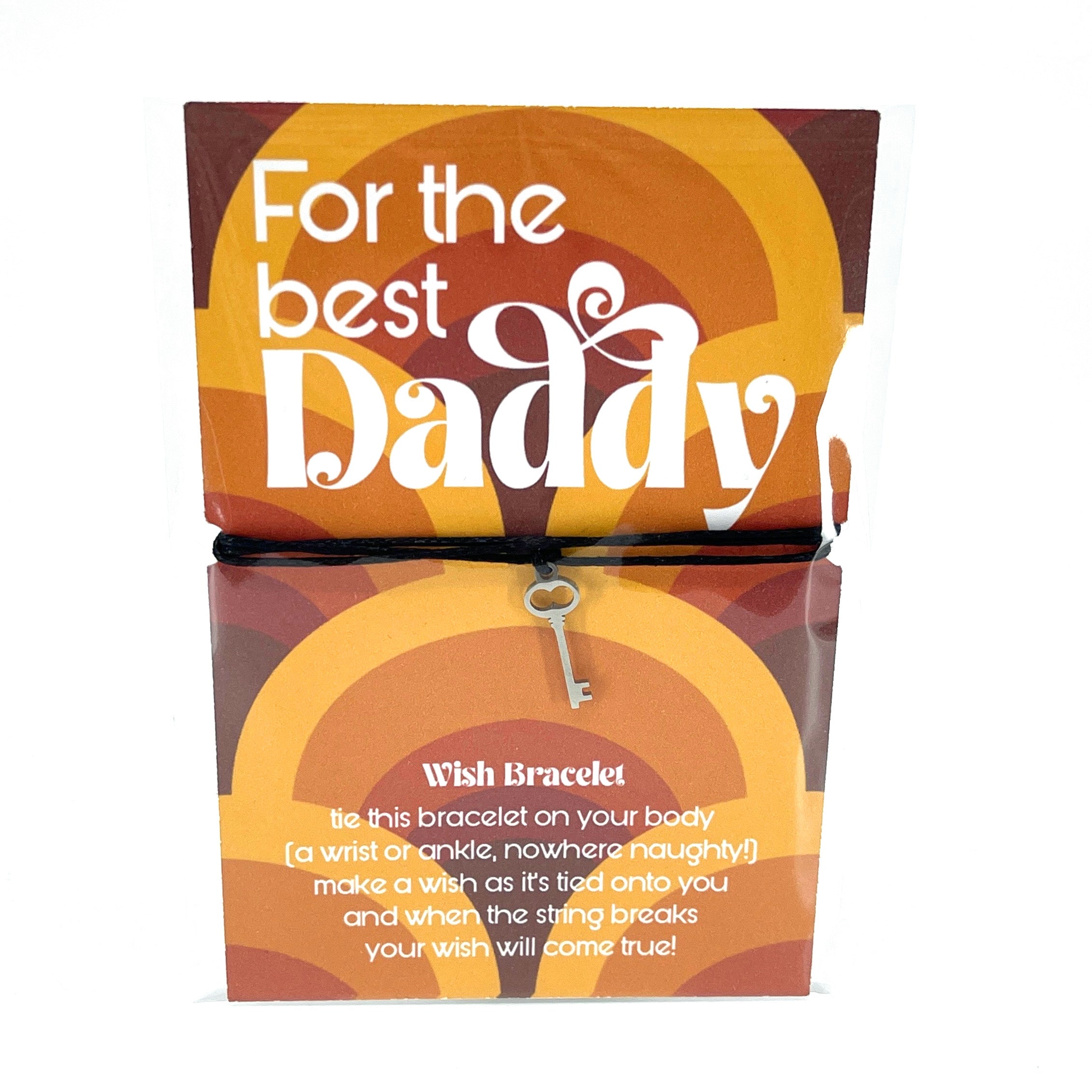 For the Best Daddy - Key Wish Bracelet Bracelet Restrained Grace   