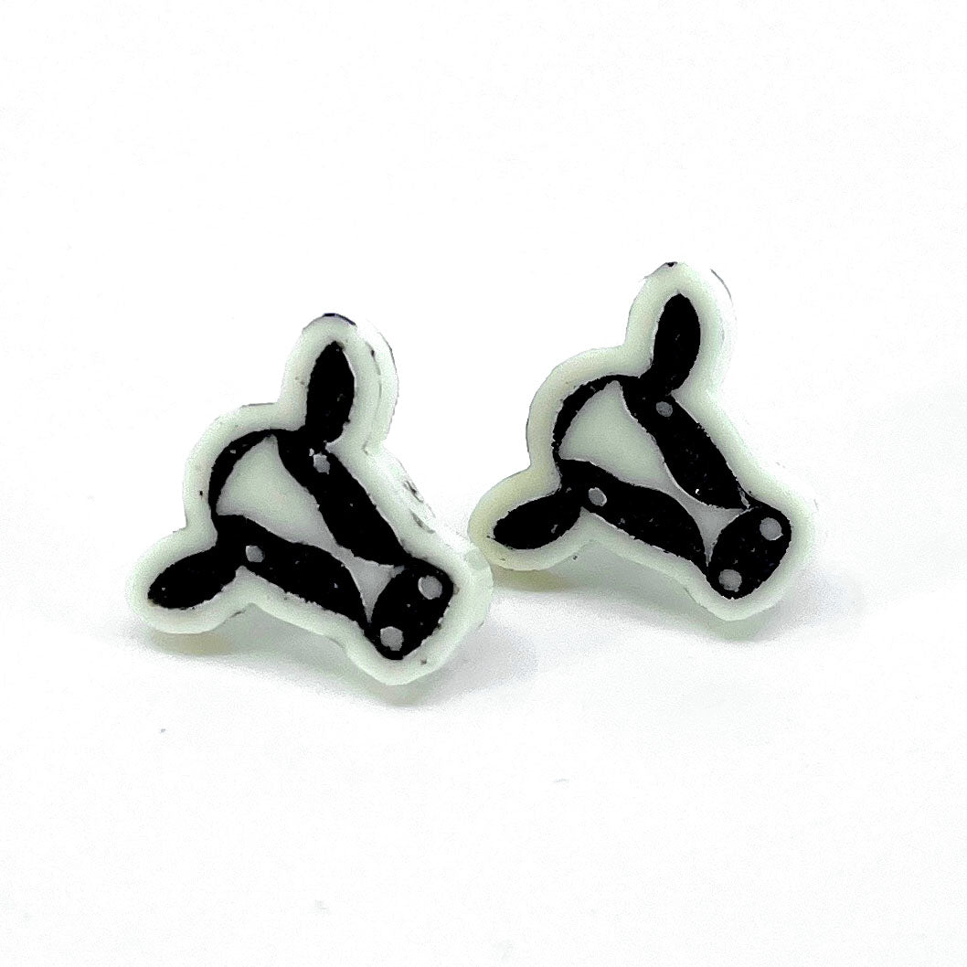 Cow Acrylic Stud Earrings Earrings Restrained Grace   