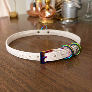 Rainbow Unicorn Petite BDSM Collar Collar Restrained Grace   