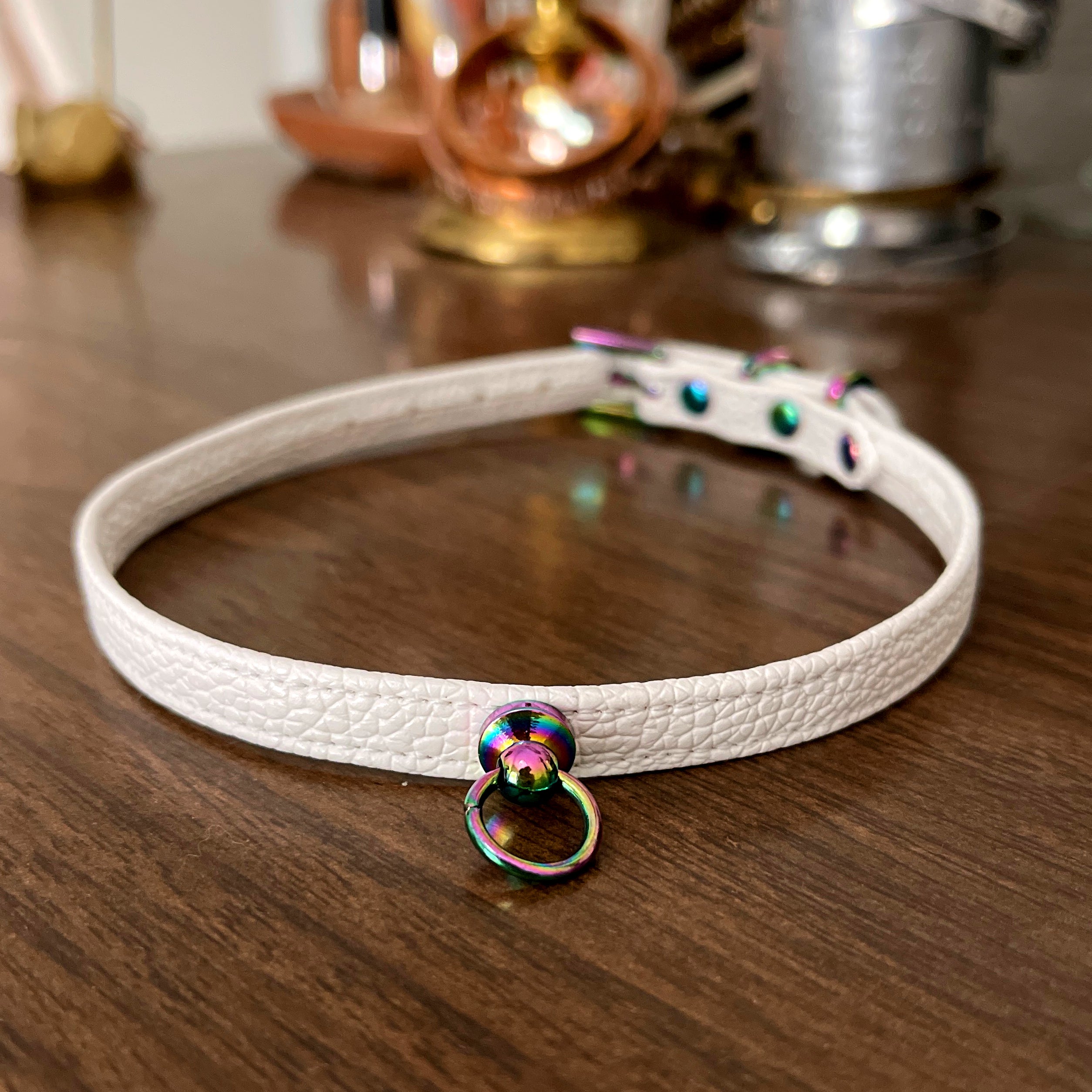 Rainbow Unicorn Mini Collar Collar Restrained Grace   