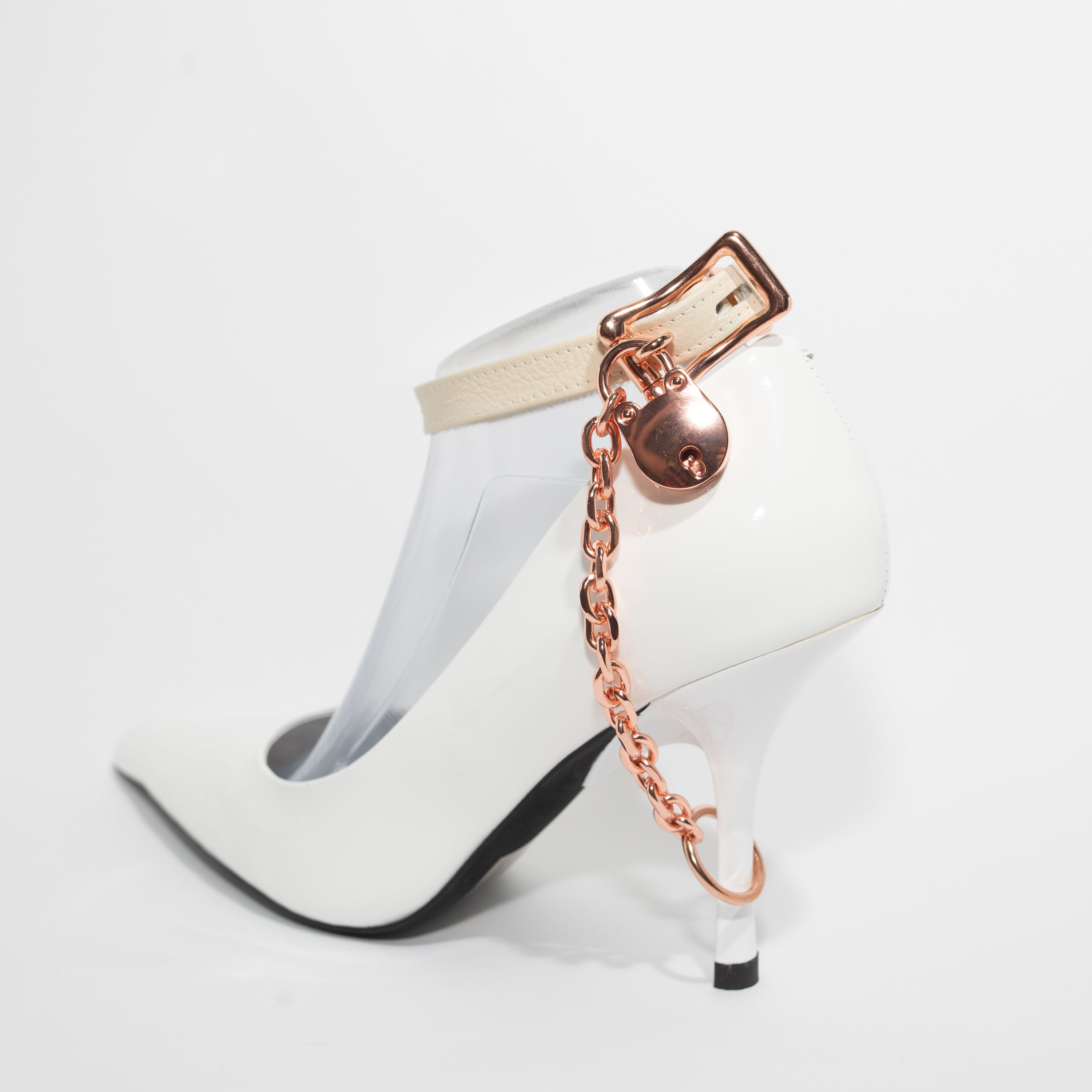 Design Your Own Bondage Heel Locks Cuffs Restrained Grace   