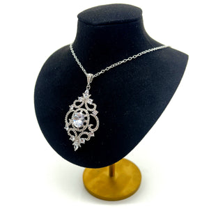 The Diana Day Collar - Sterling Silver Day Collar Restrained Grace   