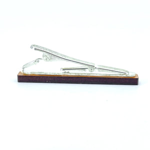 Sir Walnut Wood Tie Clip Tie Clip Restrained Grace   