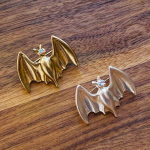 Luxe Bat Brooch Brooch Restrained Grace   