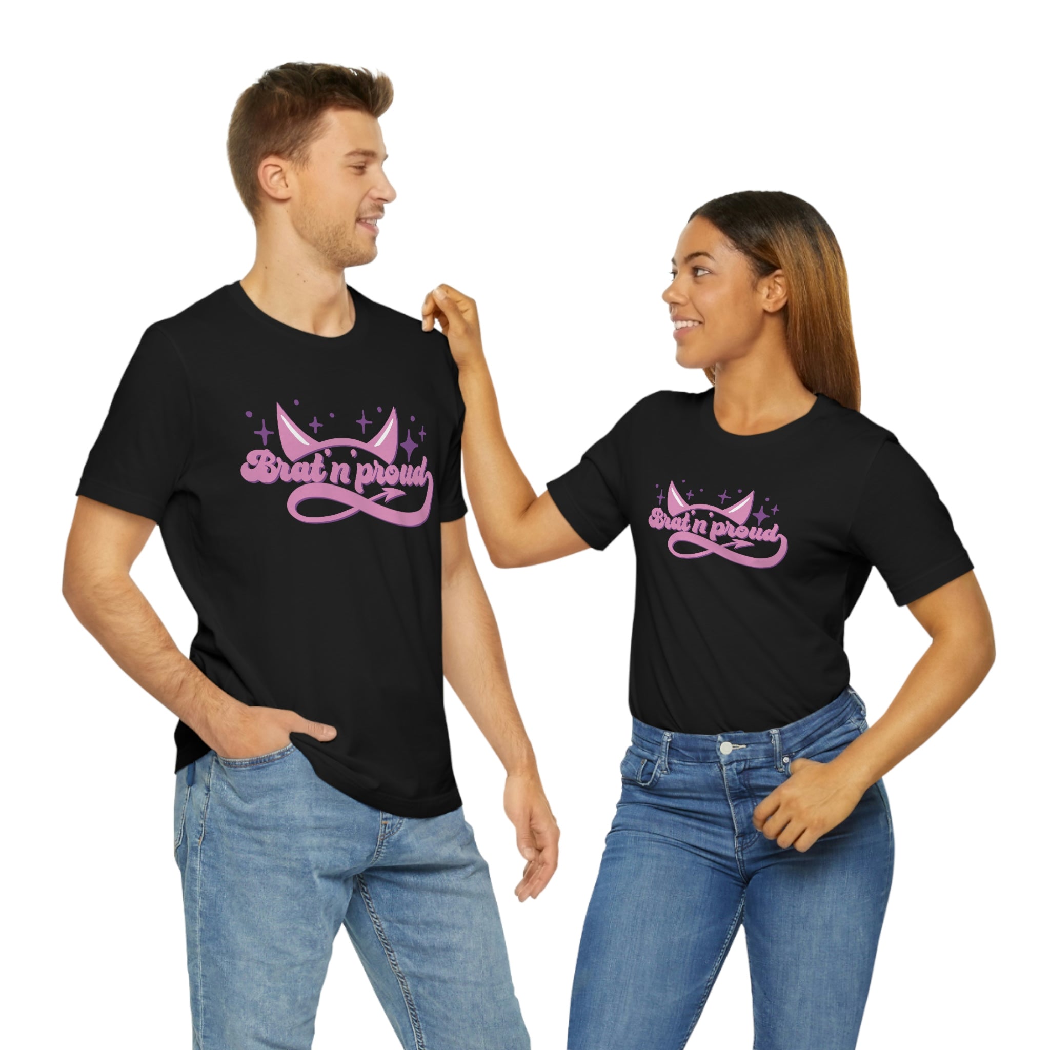 Brat 'n' Proud Unisex T-Shirt T-Shirt Restrained Grace   