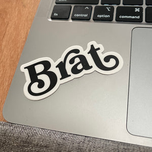 Brat - 3" Sticker Sticker Restrained Grace   