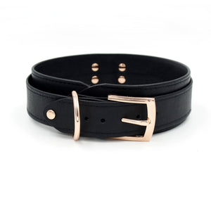 Design Your Own Bold 1.5" Leather Bondage Collar Collar Restrained Grace   