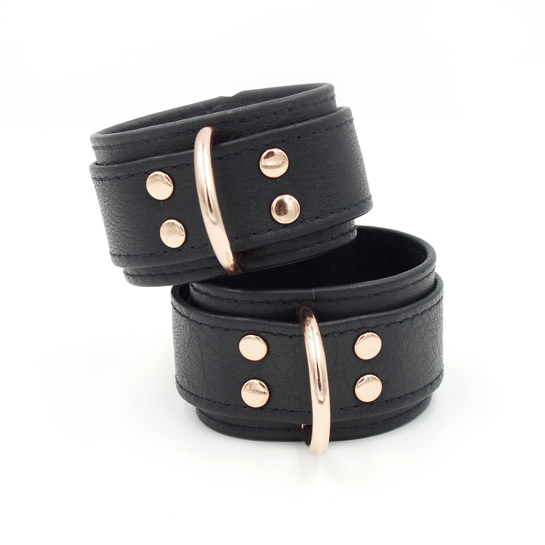 Design Your Own Bold Leather Bondage Cuffs Cuffs Restrained Grace   